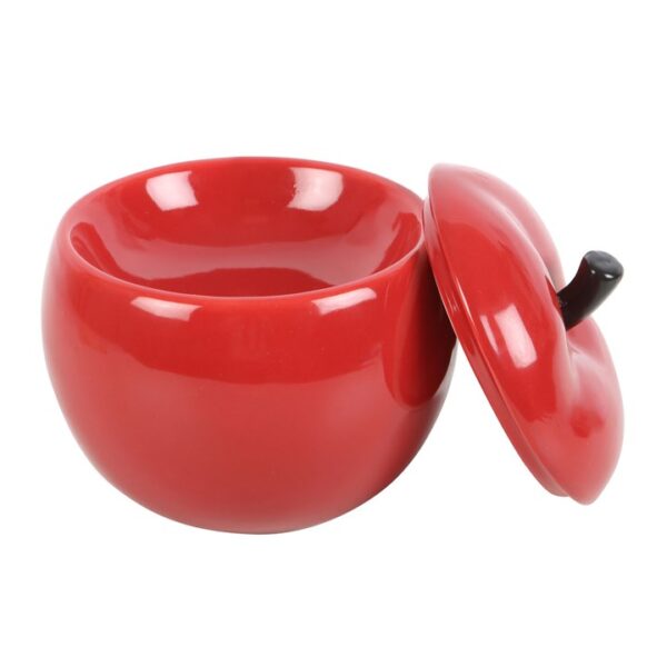 Red Apple Ceramic Oil Burner - Image 2