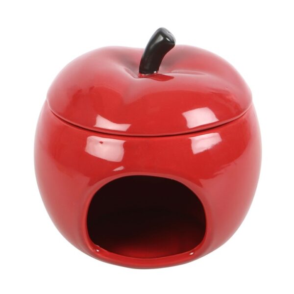 Red Apple Ceramic Oil Burner - Image 3