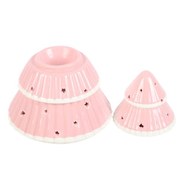 Pink Christmas Tree Oil Burner - Image 2