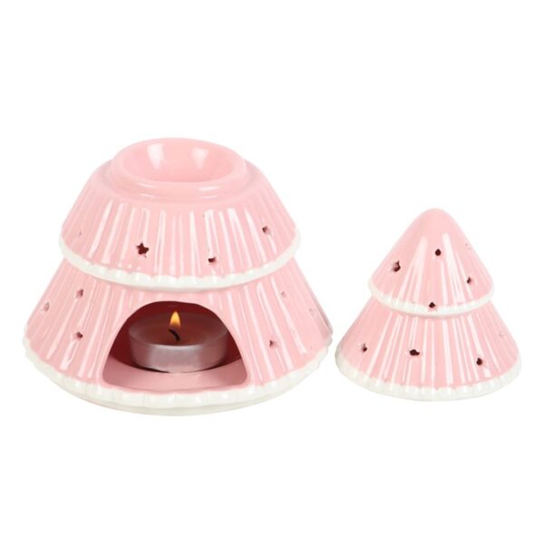 Pink Christmas Tree Oil Burner - Image 4