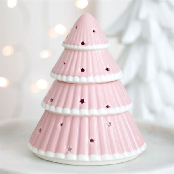 Pink Christmas Tree Oil Burner - Image 5