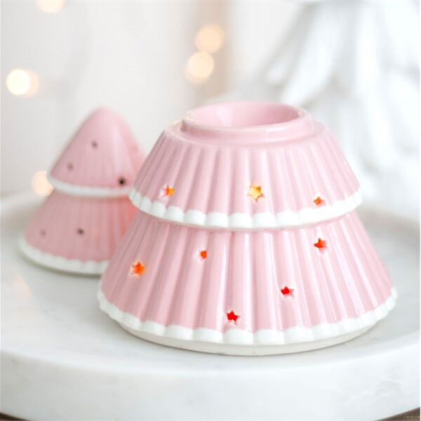 Pink Christmas Tree Oil Burner - Image 6
