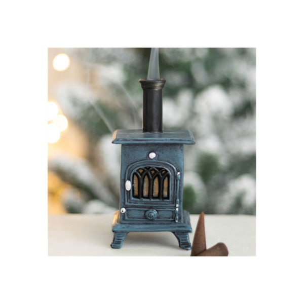 Stove Shaped Incense Cone Burner - Image 2