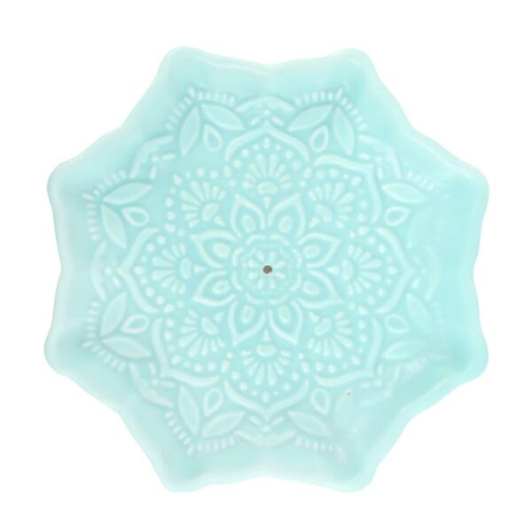 Blue Mandala Incense Stick Holder - Image 2