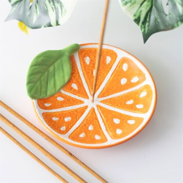Orange Slice Incense Stick Holder - Image 4