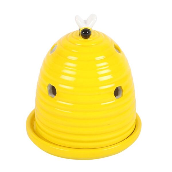 Yellow Beehive Incense Cone Holder - Image 3