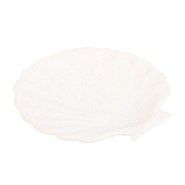 Off White Scallop Shell Incense Stick Holder - Image 3
