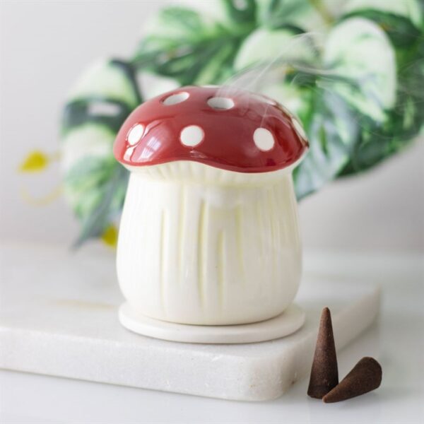 Mushroom Incense Cone Holder - Image 4