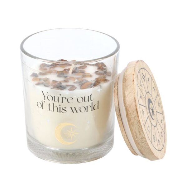 Vanilla Stardust Crystal Chip Candle - Image 2