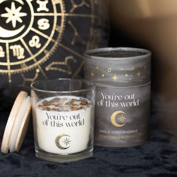 Vanilla Stardust Crystal Chip Candle - Image 6