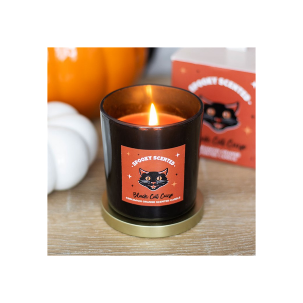 Black Cat Curse Cinnamon Orange Candle - Image 5