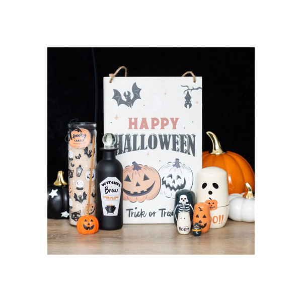Spooky Spiced Pumpkin Tube Candle - Image 5