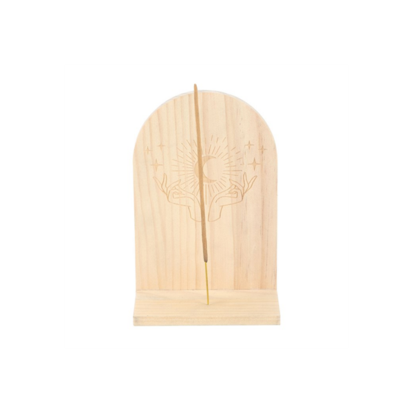 Natural Mystical Hands Incense Holder Shelf - Image 2