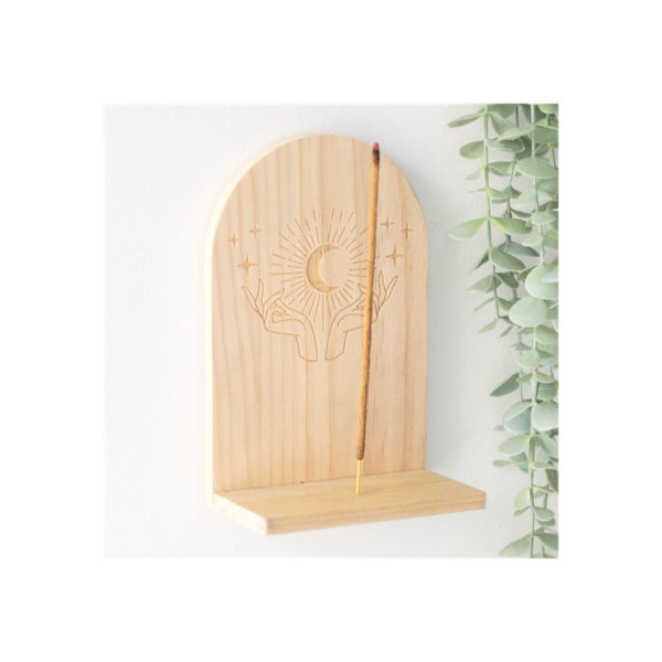 Natural Mystical Hands Incense Holder Shelf - Image 5
