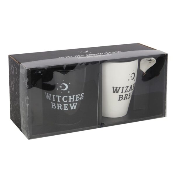 Witch and Wizard Couples Mug and Spoon Set - Image 3
