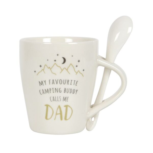 Dad Camping Buddy Mug and Spoon Set - Image 2