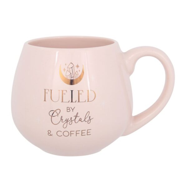 Crystals and Coffee Rounded Mug - Image 2