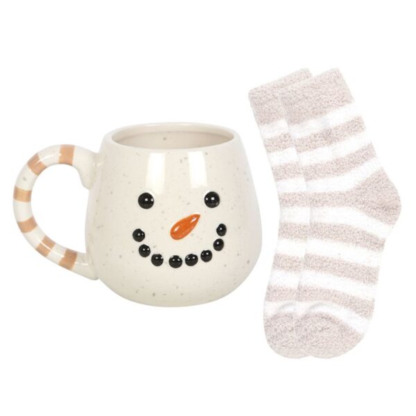 Snowman Mug and Socks Set - Image 3