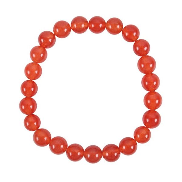 Sacral Chakra Carnelian Gemstone Bracelet - Image 3