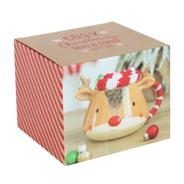 Reindeer Mug and Socks Set - Image 4
