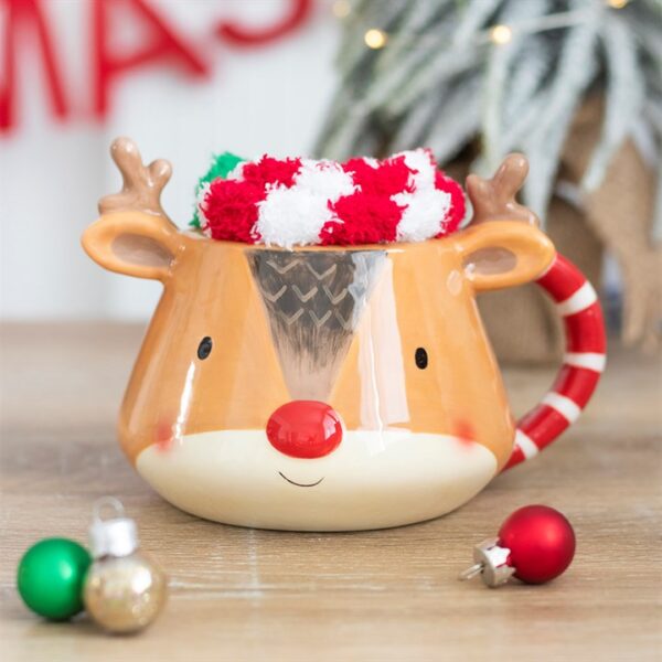 Reindeer Mug and Socks Set - Image 5