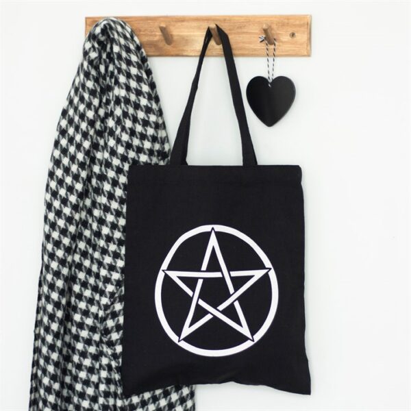 Pentagram Polycotton Tote Bag - Image 4