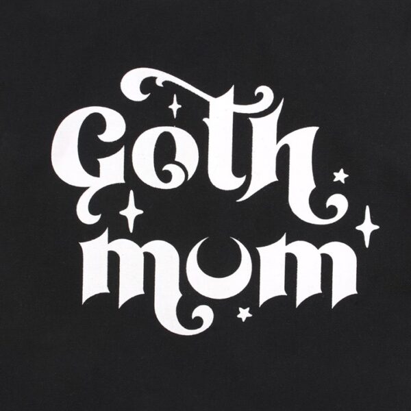 Goth Mum Polycotton Tote Bag - Image 2