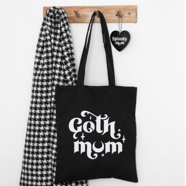Goth Mum Polycotton Tote Bag - Image 4