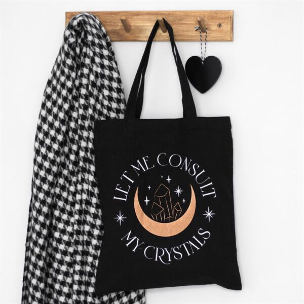Let Me Consult My Crystals Polycotton Tote Bag - Image 4