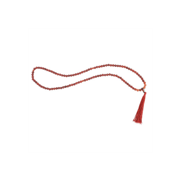 Grounding Rosewood & Red Jasper Mallah Necklace - Image 4