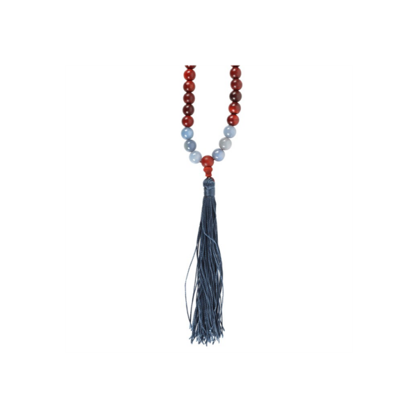 Communication Rosewood & Sodalite Mallah Necklace - Image 3