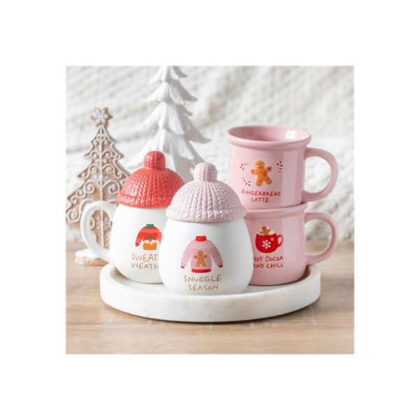 Pink Hot Cocoa and Chill Mug - Image 3