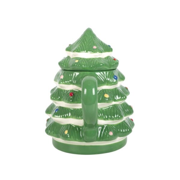 Green Christmas Tree Shaped Mug - Image 3