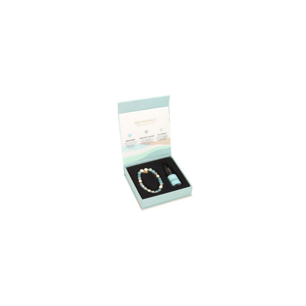 Abundance Amazonite Crystal Essential Oil Bracelet - Image 2