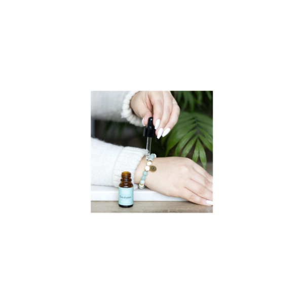 Abundance Amazonite Crystal Essential Oil Bracelet - Image 3