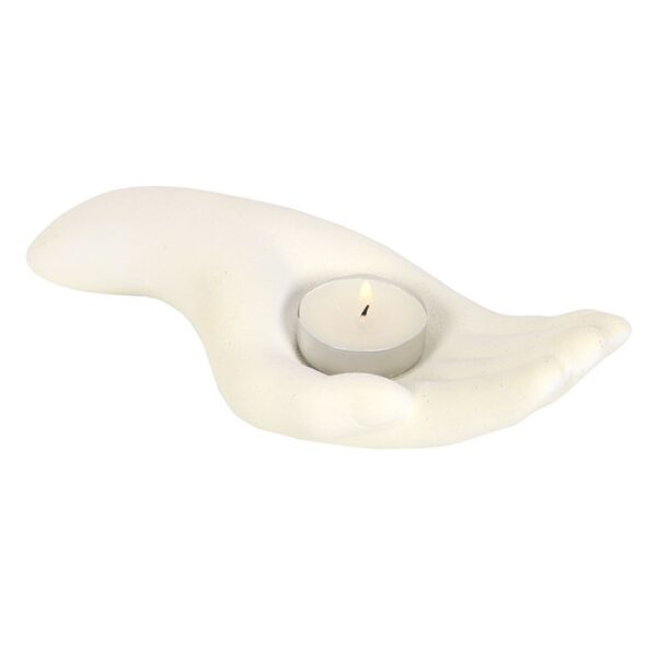 Open Hand Tealight Holder - Image 2