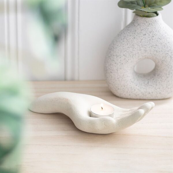 Open Hand Tealight Holder - Image 5