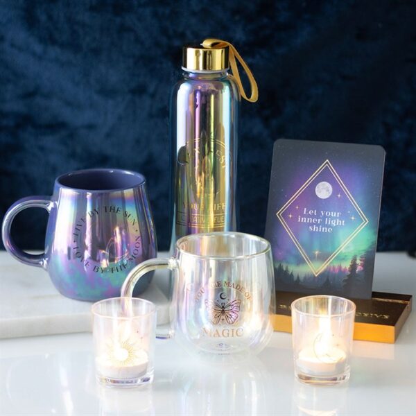 Iridescent Sun and Moon Votive Candle Holders - Image 5