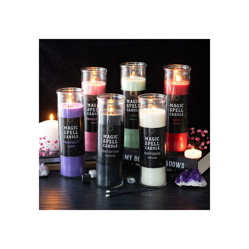 Prosperity Lavender Magic Spell Tube Candle - Image 4