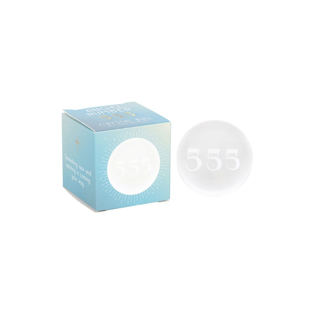 555 Angel Number Crystal Ball - Image 2