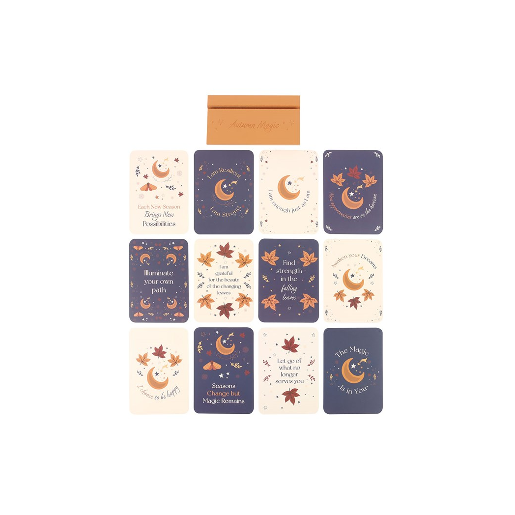 Autumn Magic Affirmation Cards with Wooden Stand - Image 5