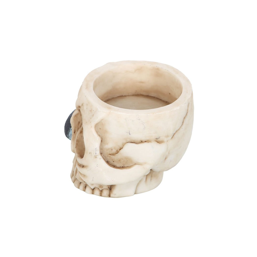 Skull Tealight Holder with Snake - Image 4