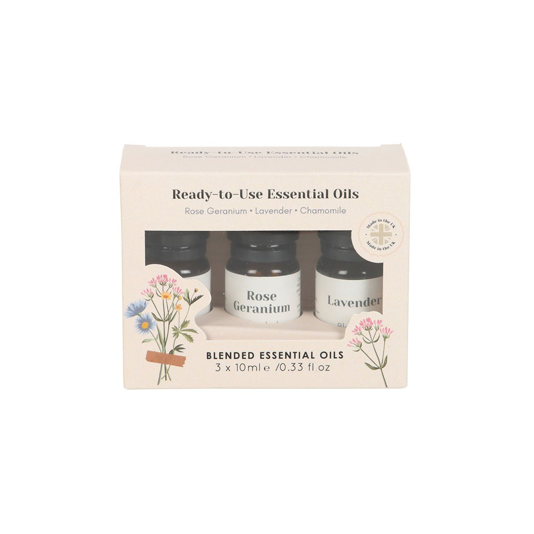 Set of 3 Floral Blended Essential Oils - Image 2